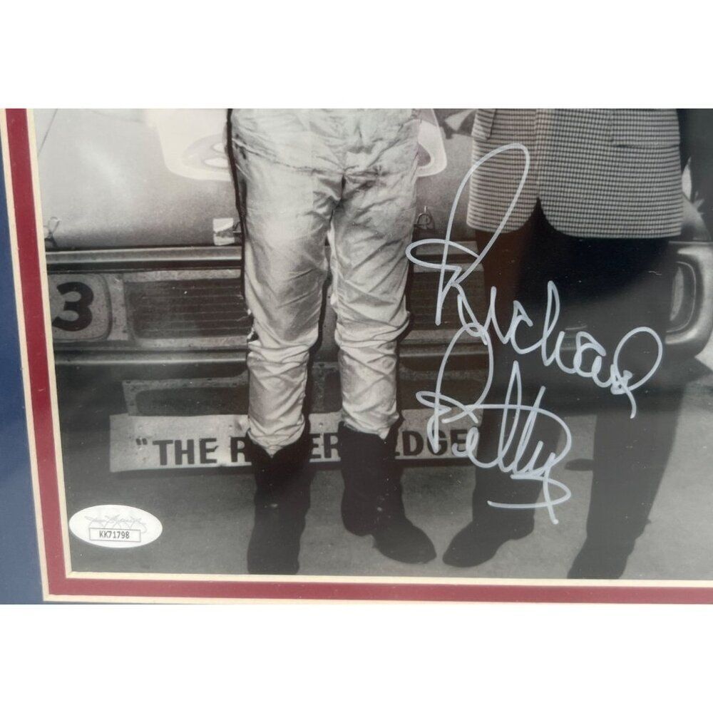 President Jimmy Carter & Richard Petty Signed Photo Cut  Framed JSA COA - Picture 5 of 9